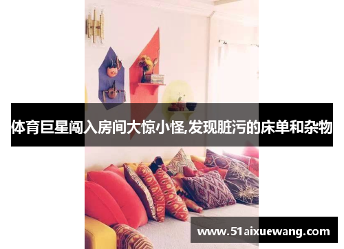 体育巨星闯入房间大惊小怪,发现脏污的床单和杂物